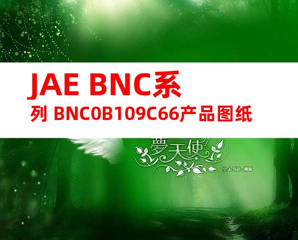 JAE BNC系列 BNC0B109C66产品图纸